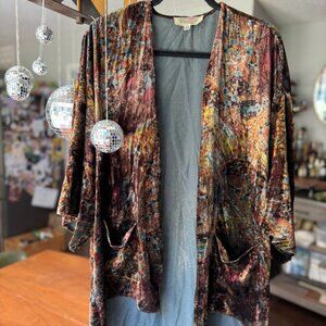 Urban Outfitters Ecote Velvet Kimono